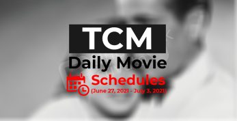 TCM Daily movie schedule